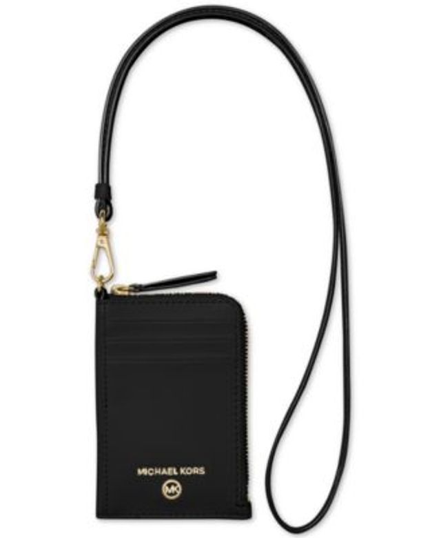 Michael Kors Jet Set Charm Small Leather ID Lanyard | Montebello Town Center