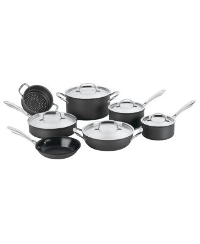 Cuisinart Chef's Classic Hard-Anodized 14-Pc. Cookware Set - Macy's