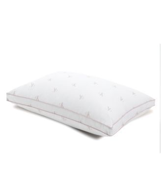 Monogram Logo Firm Support Cotton Pillow, King