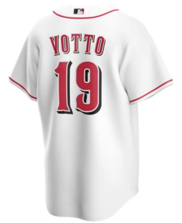 Youth Joey Votto Red Cincinnati Reds Player Logo Jersey