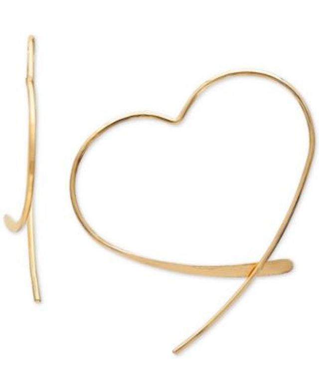 Giani Bernini Crystal Clay 18k Gold-plated Sterling Silver Hoop Earrings,  Created For Macy's