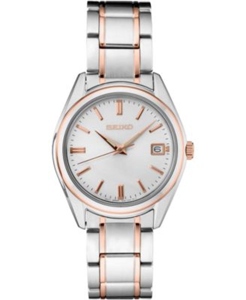 Seiko Women's Essentials Two-Tone Stainless Steel Bracelet Watch 36mm |  Foxvalley Mall