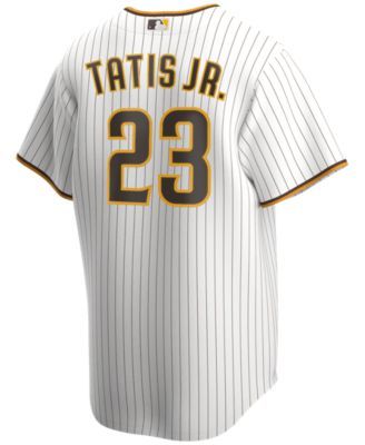 Youth San Diego Padres White Home Replica Blank Team Jersey