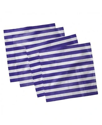 Striped Set of 4 Napkins, 18" x 18"