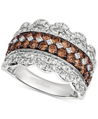 20th Anniversary Diamond Jubilee Crown Ring (2 ct. t.w.) 14k White Gold or Rose Gold, Exclusively at Macy’s