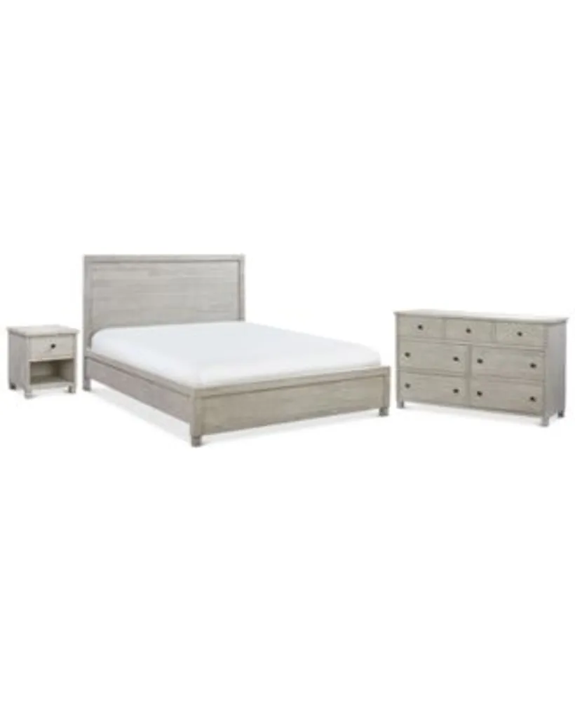 bed frame and dresser set