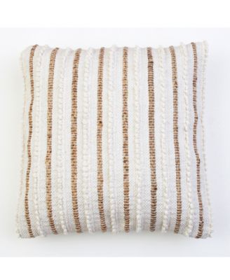 20x20 Kloven Cotton Pillow Umber