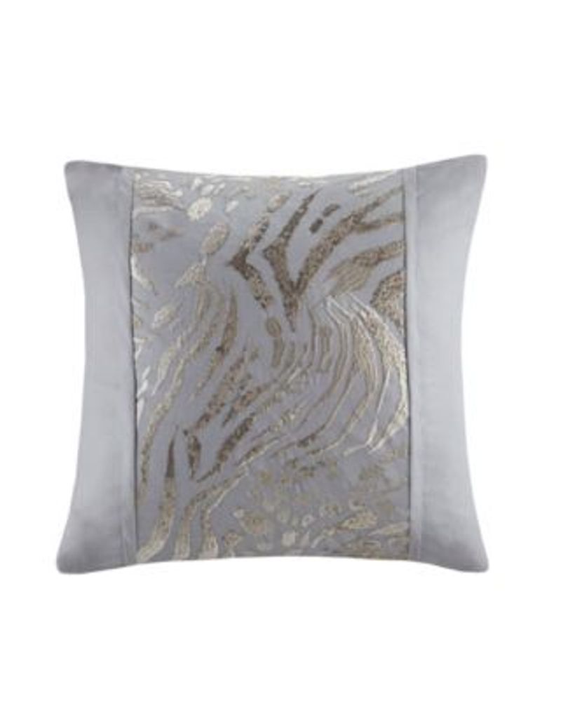 Dohwa Embroidered Square Decorative Pillow