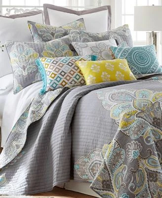 Cressley Damask Reversible Quilt Set,