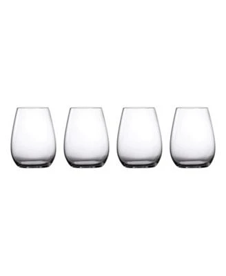 Moments Stemless Wine Glasses, Set of 4