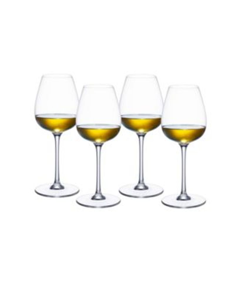 Villeroy & Boch Ovid White Wine Glass Set of 4