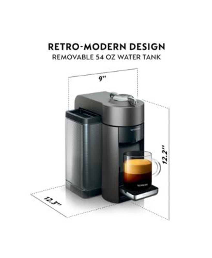 Vertuo Coffee and Espresso Machine by De'Longhi with Aerocinno
