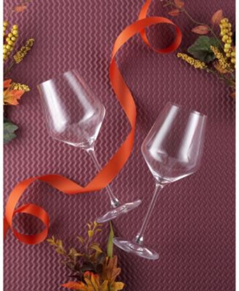 Mikasa Amelia White Wine Glasses Set of 4, 9.5 oz - Clear