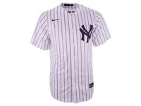 Nike Men's New York Yankees Coop Derek Jeter Player Replica Jersey - White/Navy