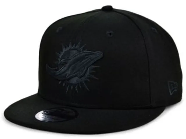 Men's New Era Black Miami Dolphins B-Dub 59FIFTY Fitted Hat