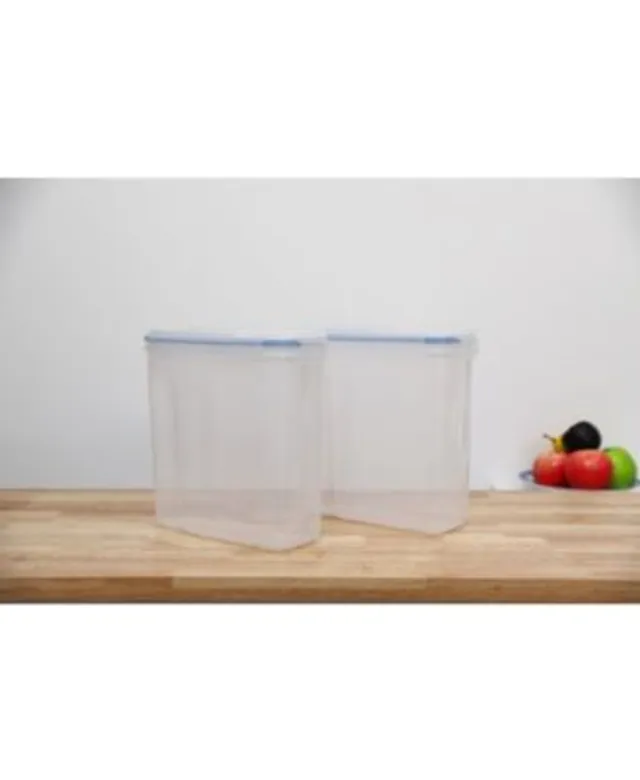 Basicwise BPA-Free Plastic Food Saver-Kitchen Food Cereal Storage