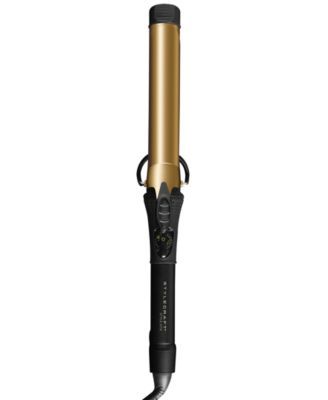  24K Gold Hair Style Stix Long Spring Curling Iron 1.25" Inch