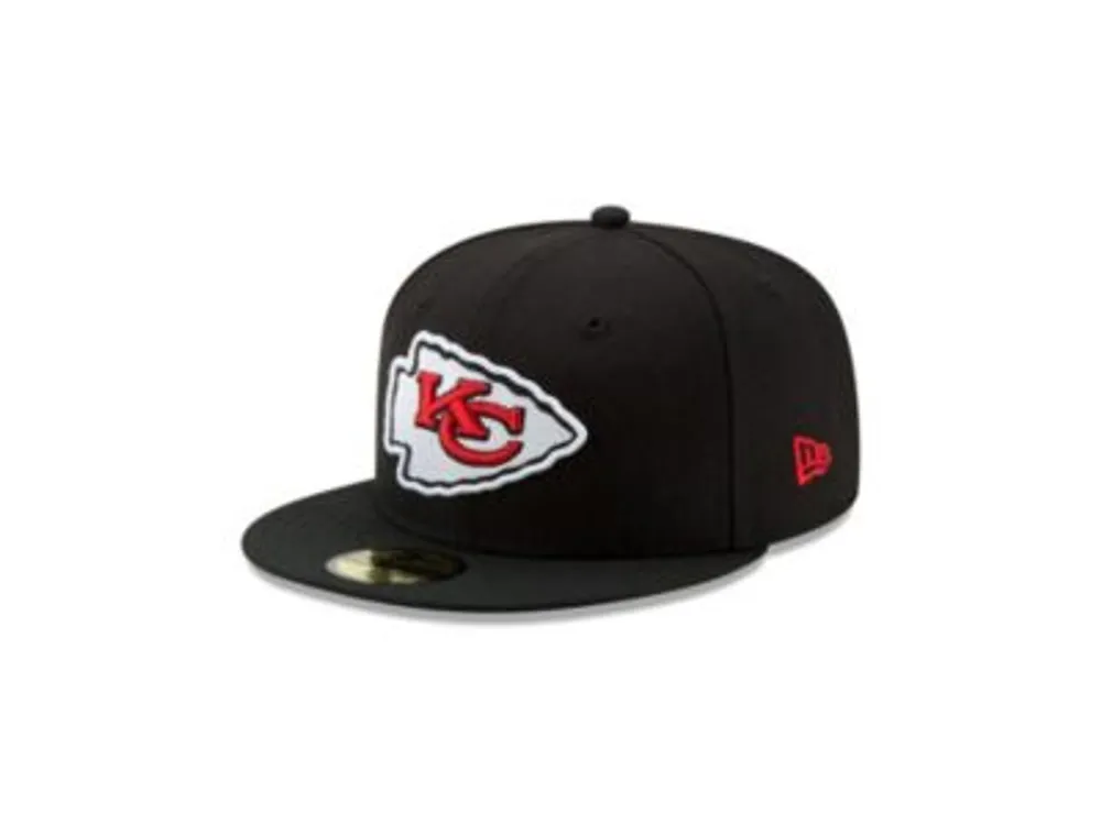 Men's Kansas City Chiefs New Era White Omaha 59FIFTY Fitted Hat