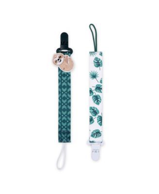 Sloth Pacifier Tether Clip, Set of 2