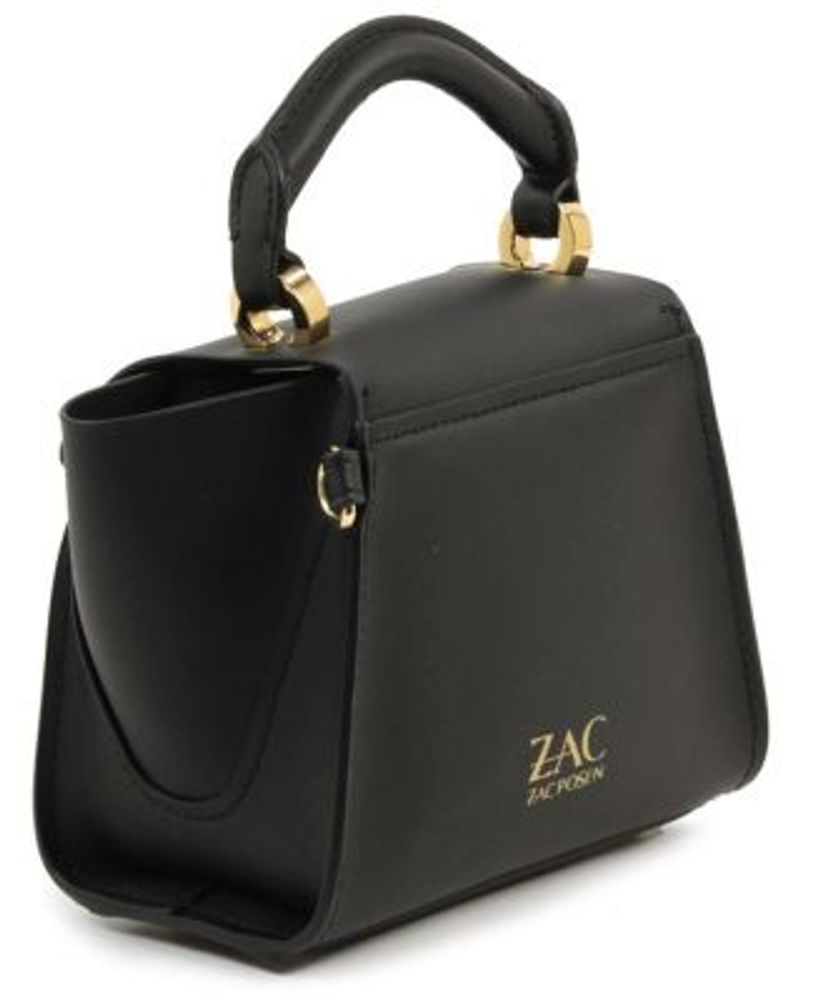 ZAC POSEN Eartha Mini Top-Handle Leather Crossbody - Macy's
