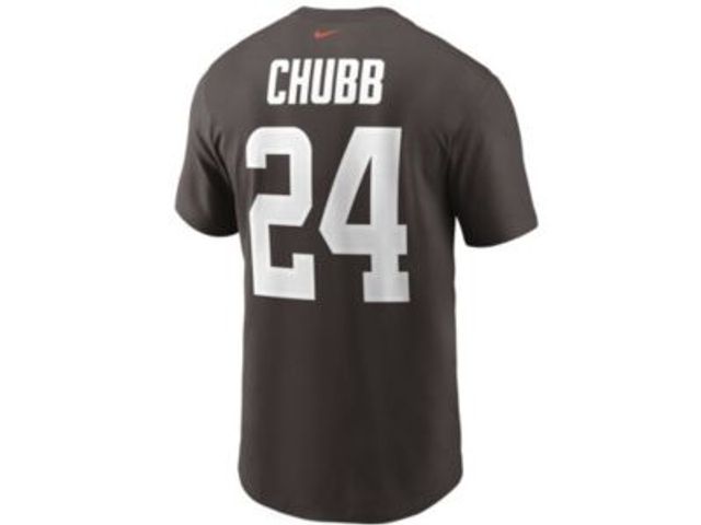 Men's Nike Nick Chubb Black Cleveland Browns RFLCTV Limited Jersey