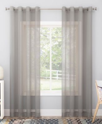 Calypso Voile Sheer Grommet Curtain Panel, 59" x 84"