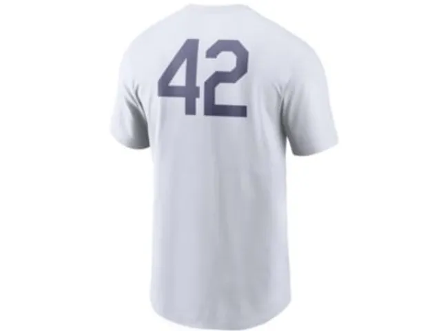 Men’s Nike Jackie Robinson Brooklyn Dodgers Cooperstown Collection Name &  Number Royal T-Shirt