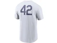 Men's Nike Jackie Robinson Royal Brooklyn Dodgers Cooperstown Collection  Name & Number T-Shirt 