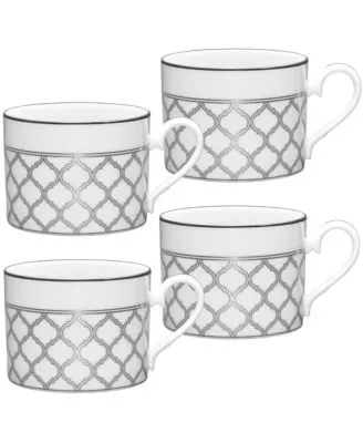 Bonjour Coffee 2-Piece Insulated Glass Cappuccino Cup Set