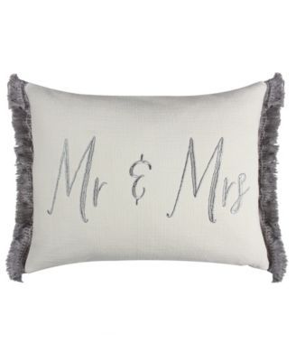 Home Perla Mr. and Mrs. Decorative Pillow, 16" x 20"