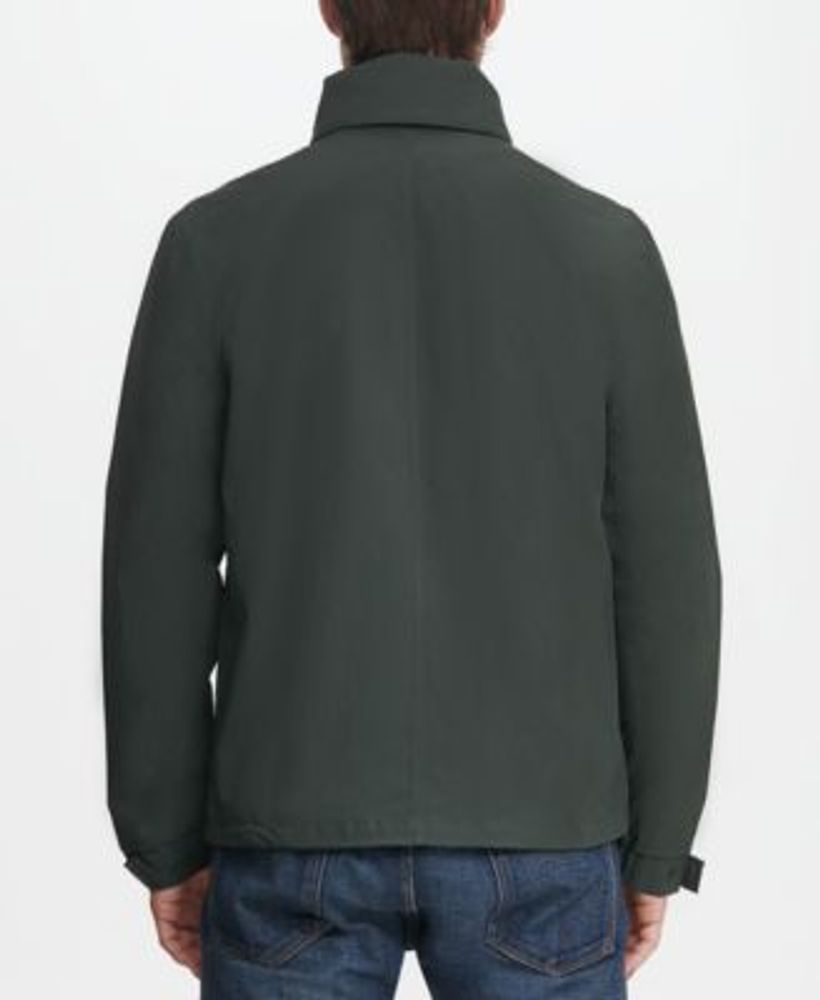 Men's Sporty Rain Jacket with Hidden Hood