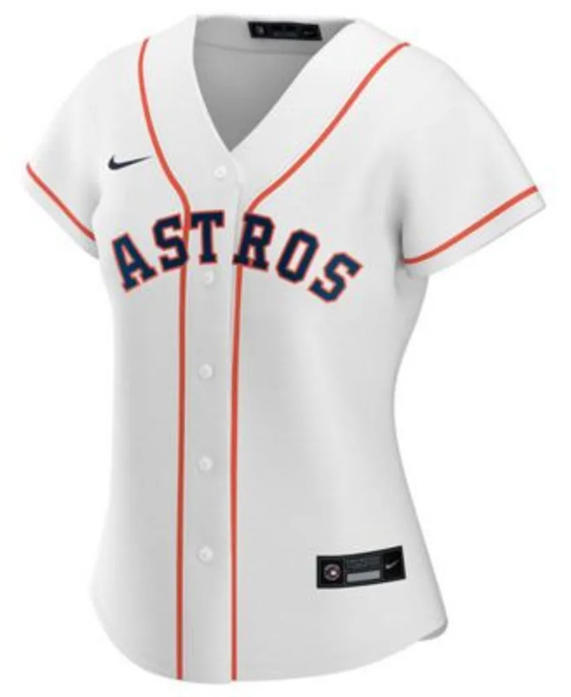 Houston Astros Nike Official Replica Home Jersey - Youth with