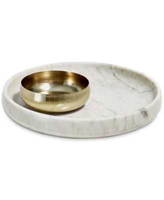 Marble & Steel Chip and Dip, Created for Macy's  
