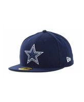 New Era Navy Dallas Cowboys Nfl Training Skully Cap In Blue