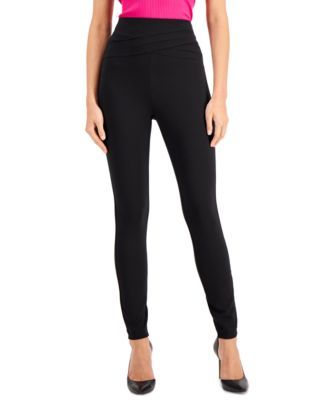 Petite Crossover-Waist Skinny Pants, Created for Macy's