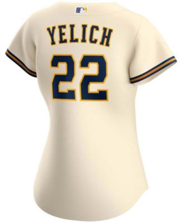 Youth Milwaukee Brewers Christian Yelich Majestic Royal Player Name &  Number T-Shirt