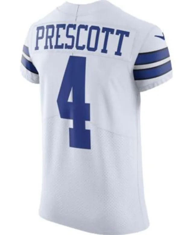 Men's Nike Dak Prescott Silver Dallas Cowboys Inverted Legend Jersey