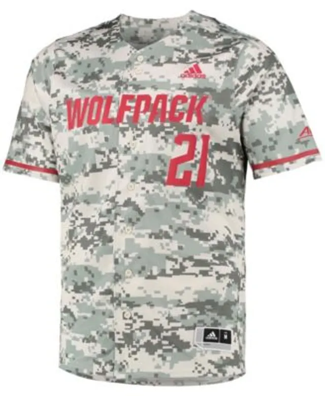 Men's adidas Camo NC State Wolfpack Replica Baseball Jersey