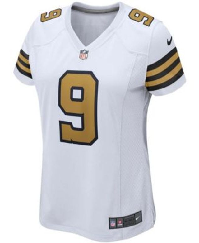 Drew Brees New Orleans Saints Black & Yellow Polo Shirt - M