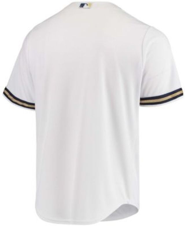 Nike Men's Christian Yelich Navy Milwaukee Brewers Alternate Replica Player  Jersey - Macy's