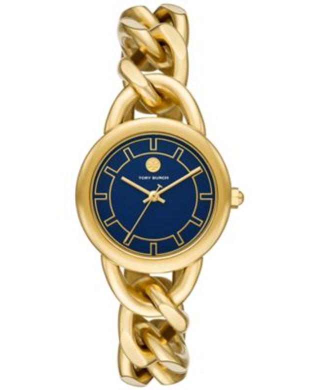 Tory Burch Women's Gigi Two-Tone Stainless Steel Bracelet Watch 28mm -  Macy's