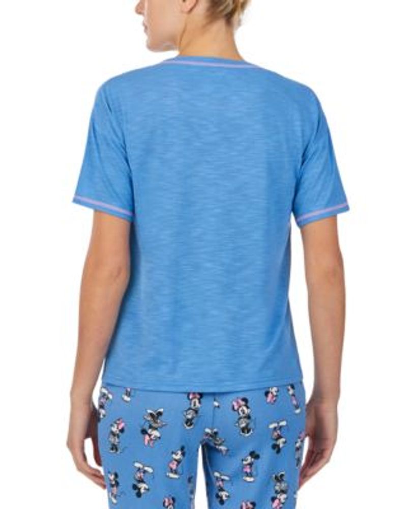 Mickey Mouse Knit Short Sleeve Crewneck Pajama T-Shirt