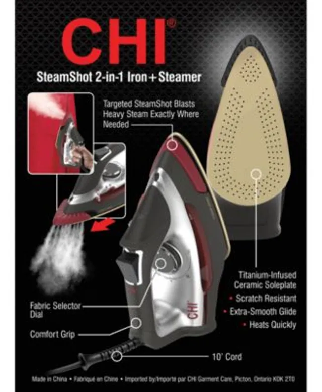 Chi SteamShot 2-in-1 Iron and Steamer