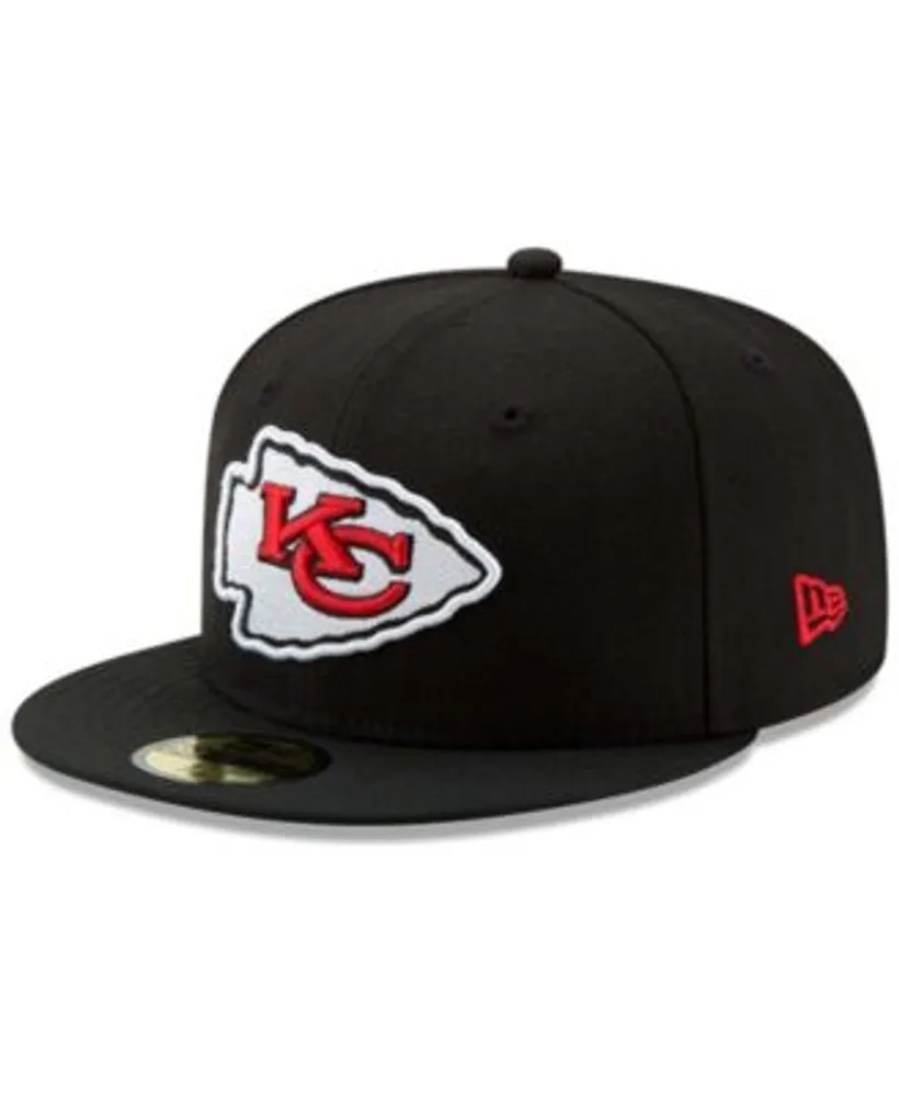 Men's Kansas City Chiefs New Era White Omaha 59FIFTY Fitted Hat