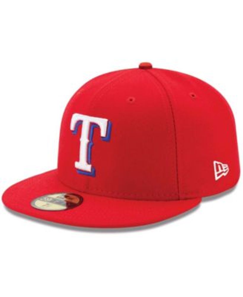 New Era Men's Texas Rangers 59Fifty Game Royal Low Crown Authentic Hat