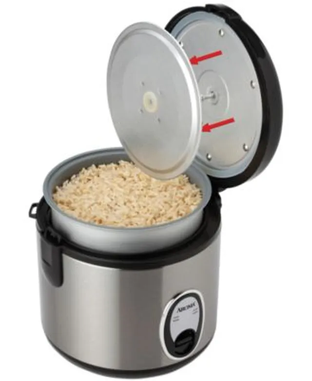 Aroma ARC-1230R 20-Cup (Cooked) Glass Lid Digital Rice Cooker