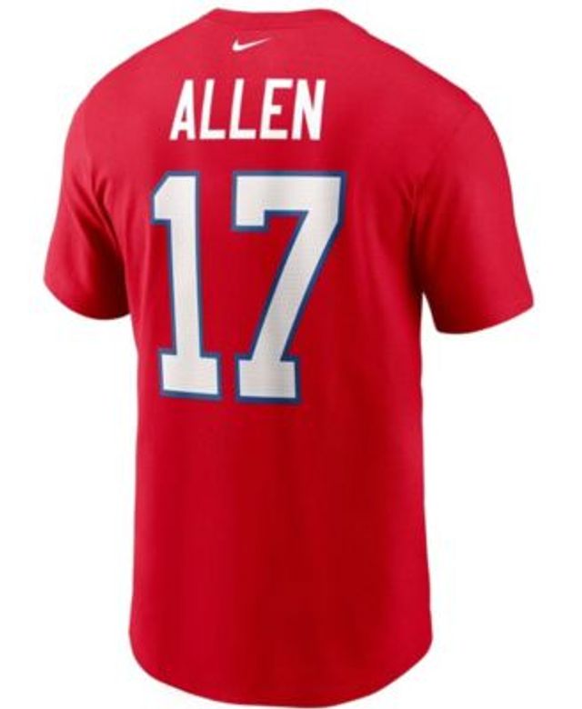 Nike Men's Keenan Allen White Los Angeles Chargers Player Name and Number T-Shirt - White