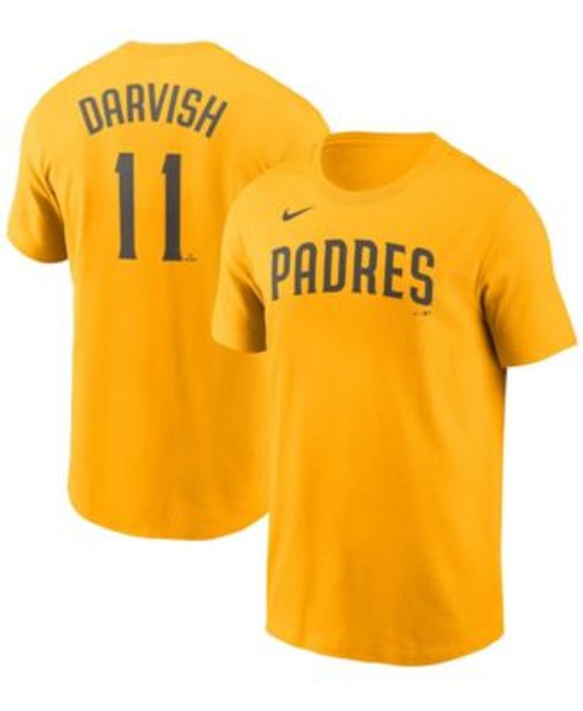 Nike Women's Xander Bogaerts Brown San Diego Padres Name and Number T-shirt