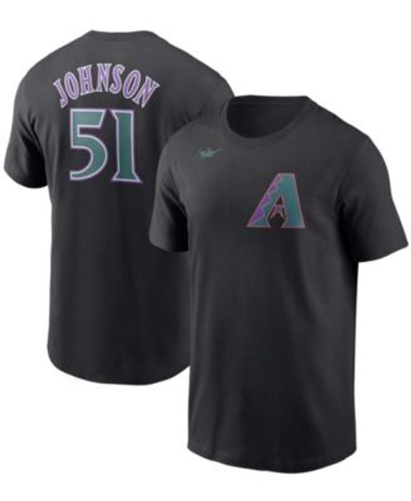 Arizona Diamondbacks Randy Johnson Retro Shirt White Mens Tee Shirt