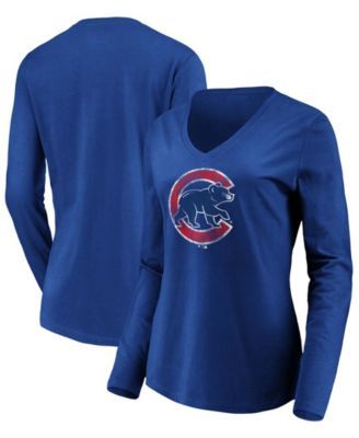 Chicago Cubs MLB Women Fanatics Jersey Mesh T-Shirt Large